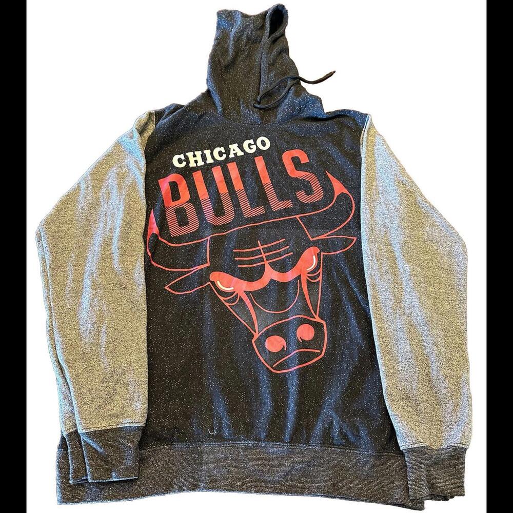 Vintage Chicago Bulls NBA Hooded Sweatshirt Size Large